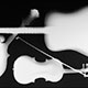 <em>Acoustic Trio</em>, gelatin silver print, 26x45, in collaboration with Dr. Thomas Russo